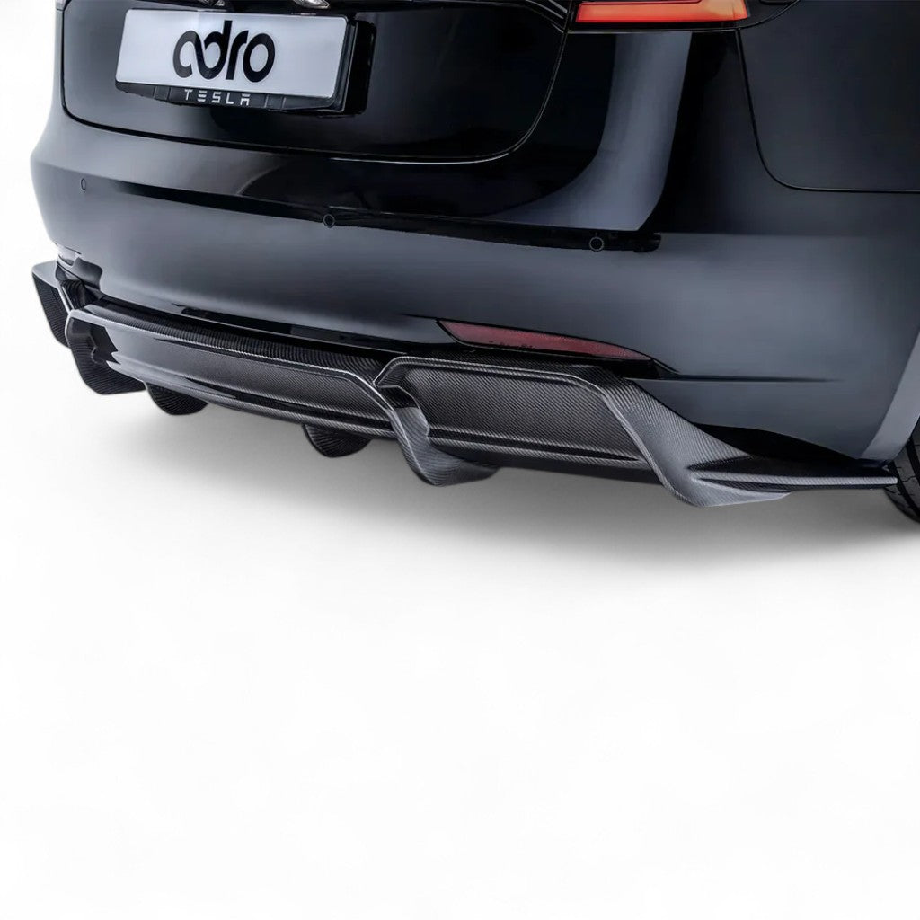 ADRO A15A10-1302 Rear Diffuser V2 for TESLA Model 3 Photo-2 