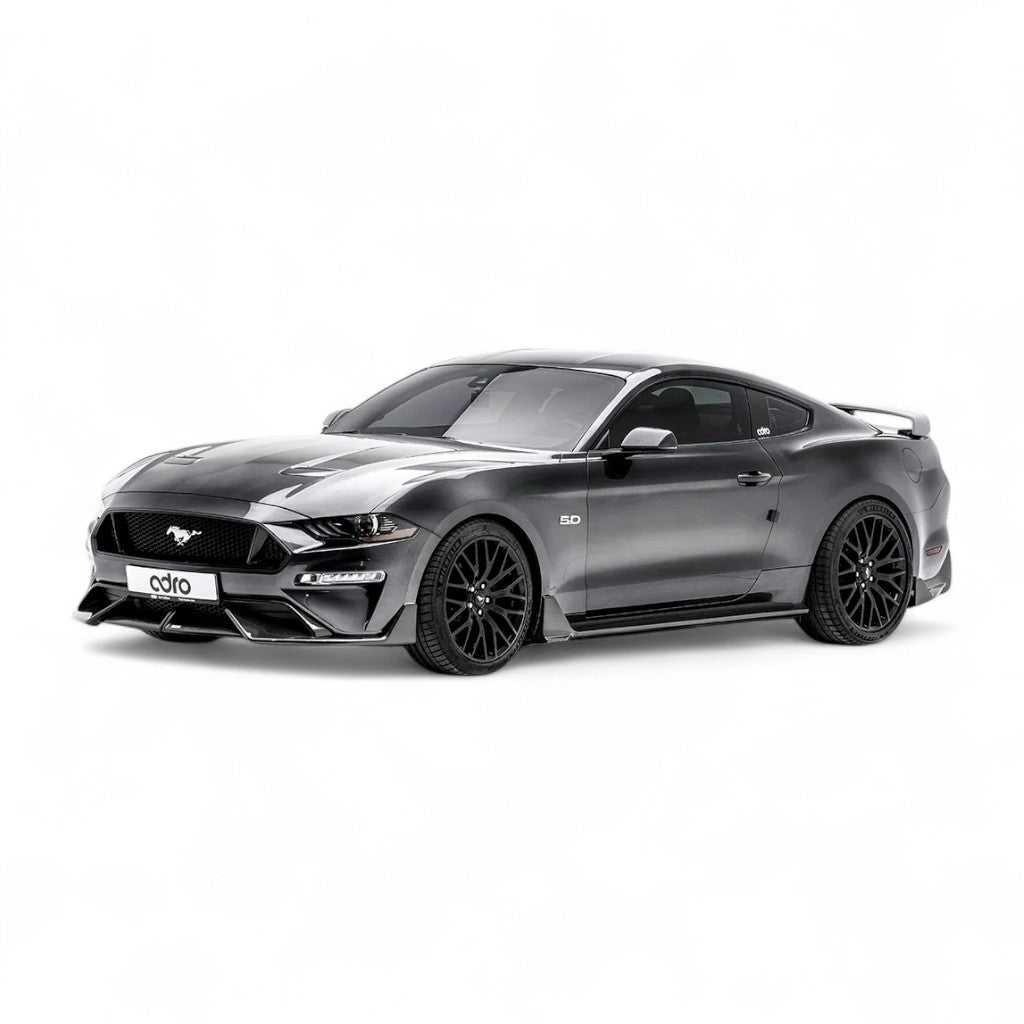 ADRO A16A10-1211/A16A10-1221 Lower And Upper Lip Set for FORD Mustang EcoBoost / GT 2018-2023 Photo-3 