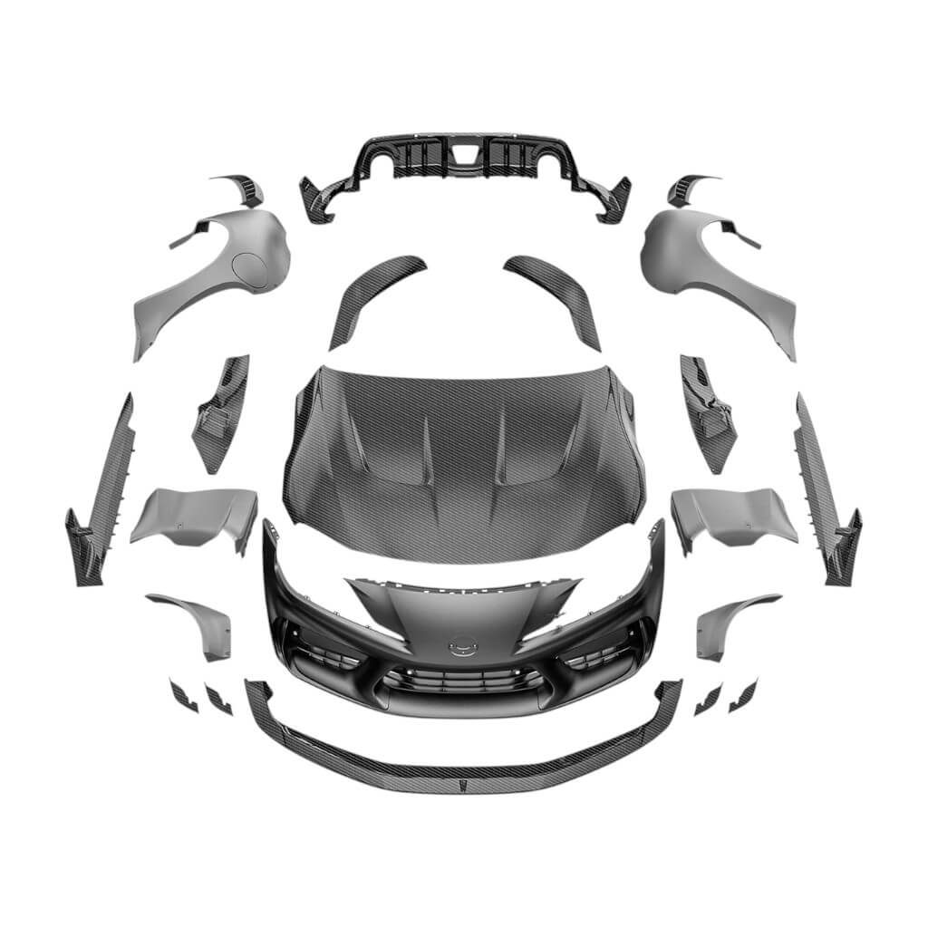 ADRO A18A20-1101/A18A20-1504/A18A20-2401/A18A20-2101 Widebody Kit Option 1 (Full Kit) for TOYOTA GR Supra 2020- Photo-0 