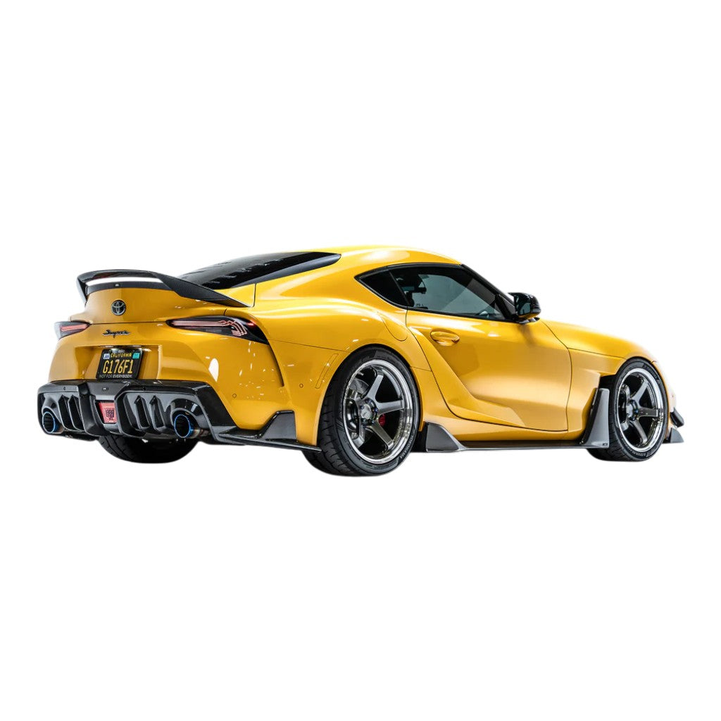 ADRO A18A20-1203 Carbon Fiber Front Lip V2 (Adro Bumper) for TOYOTA GR SUPRA 2020+ Photo-8 