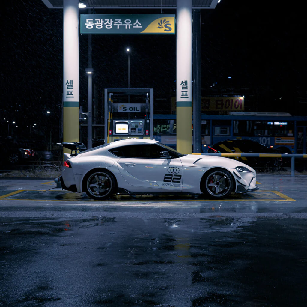 ADRO A18A20-1502 Swan Neck Wing AT-R2, Taller for TOYOTA GR Supra 2020- Photo-1 