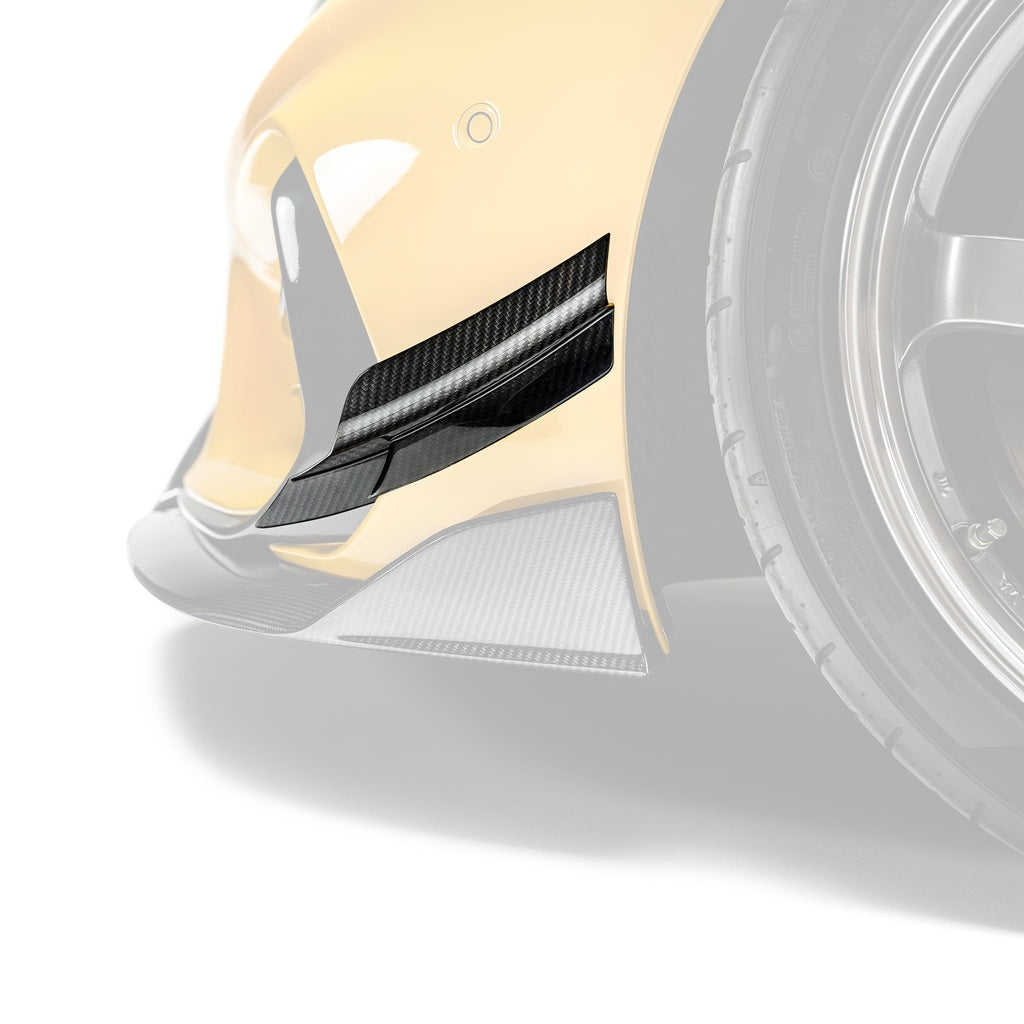 ADRO A18A20-1601 Front Prepreg Canards (Adro Bumper) for TOYOTA GR Supra Photo-1 