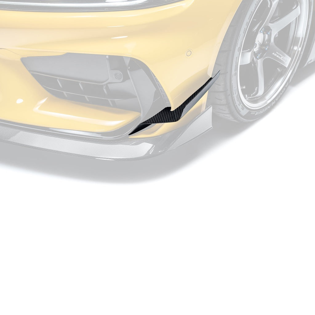 ADRO A18A20-1601 Front Prepreg Canards (Adro Bumper) for TOYOTA GR Supra Photo-6 
