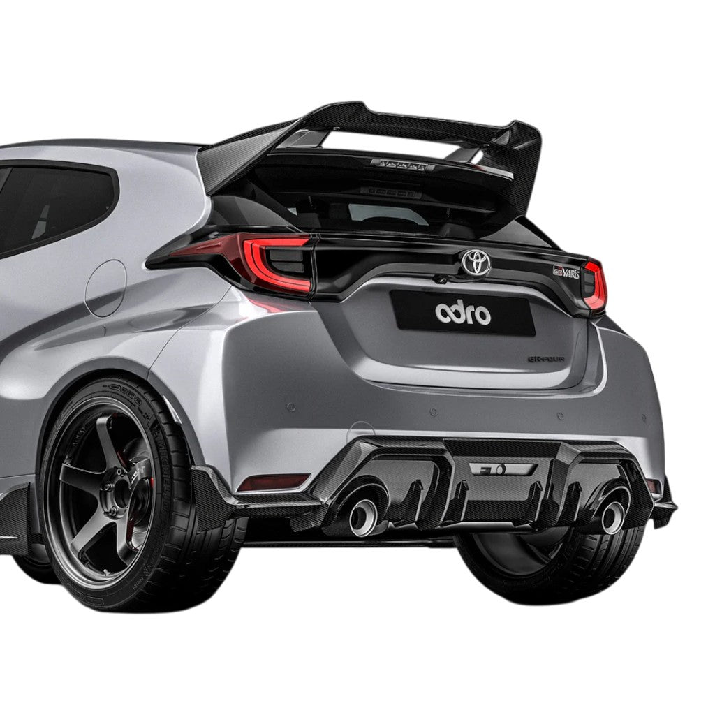 ADRO A18A30-1301 Carbon Fiber Rear Diffuser for TOYOTA GR Yaris (GEN 1) 2020+ Photo-1 