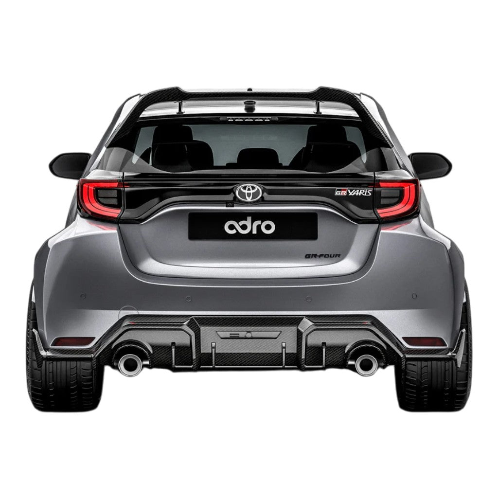 ADRO A18A30-1301 Carbon Fiber Rear Diffuser for TOYOTA GR Yaris (GEN 1) 2020+ Photo-2 