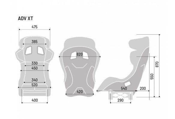 SPARCO 008002ZNR ADV XT Racing seat, FIA, 8862-2009, size L, carbon, black Photo-3 