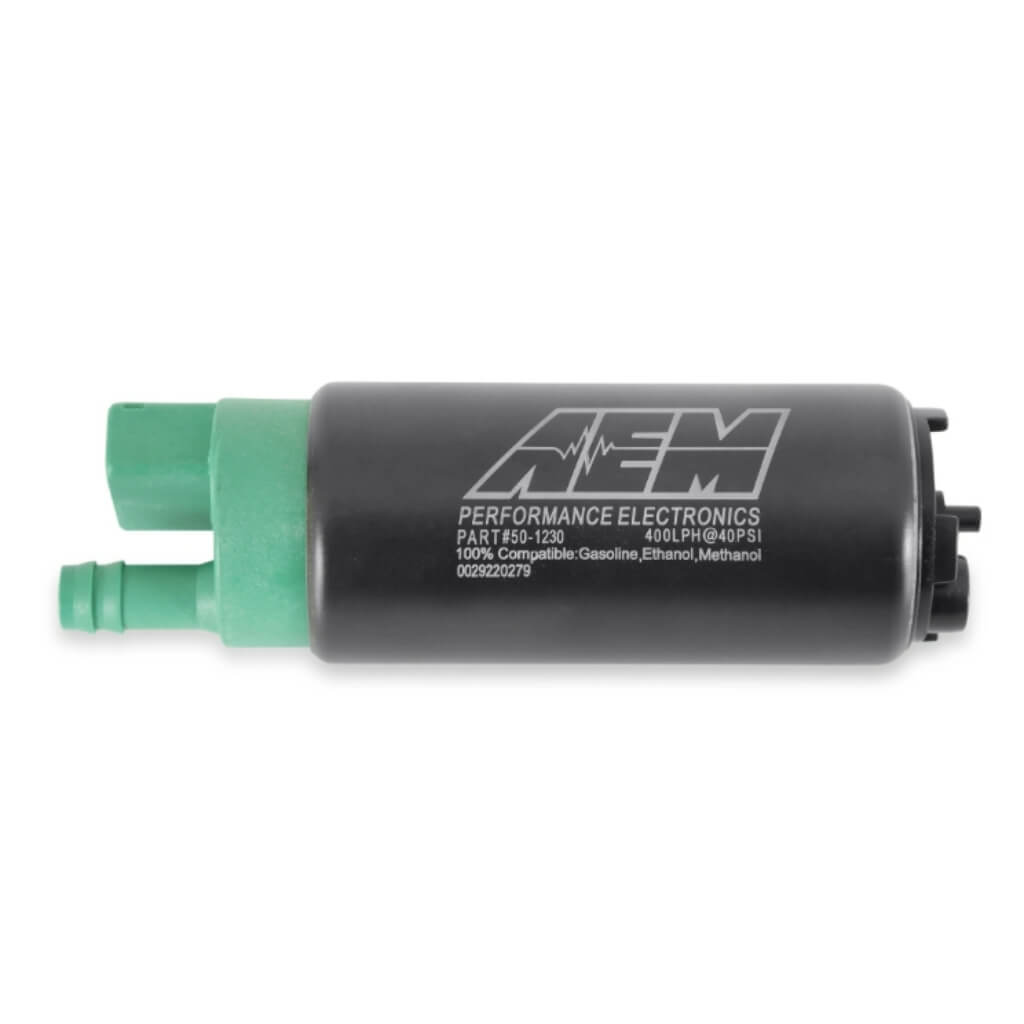 AEM 50-1230 Hi Flow Fuel Pump Kit In Tank Barbed FTG 400LPH Photo-0 