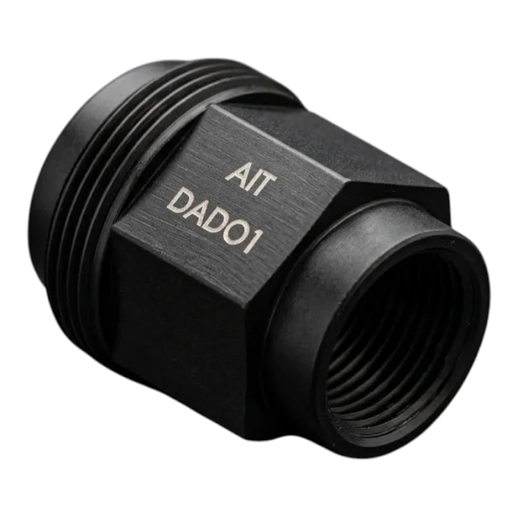 A.I.TECH AIT-DADO-1BLK Wheel nut Antioxide Black 12x1,5 ex 19mm, o.d. 23mm conical seat, total lenght 27mm, steel coppered Photo-0 
