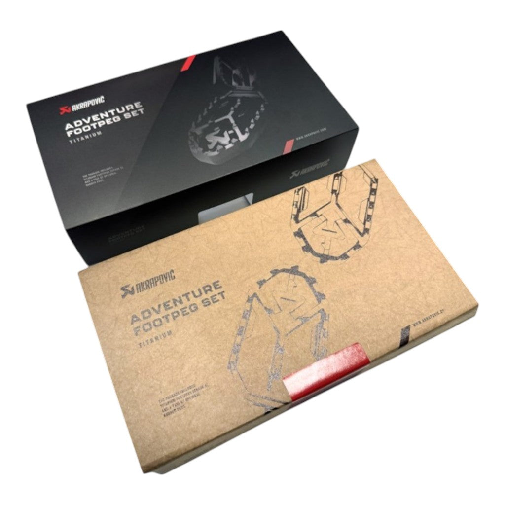 AKRAPOVIC F-SU9T1 Adventure Footpeg Set (Titanium) for SUZUKI V-STROM 1050 / / V-STROM 800 / 800DE 2020-2026 Photo-2 