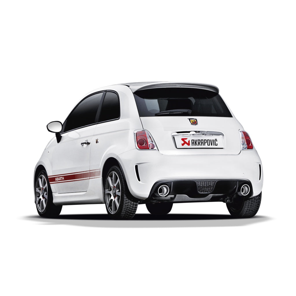 AKRAPOVIC M-FI/SS/1H Exhaust System Slip-On Line (Stainless Steel) for ABARTH 500/500C 2008-2017 EC Approval Photo-3 