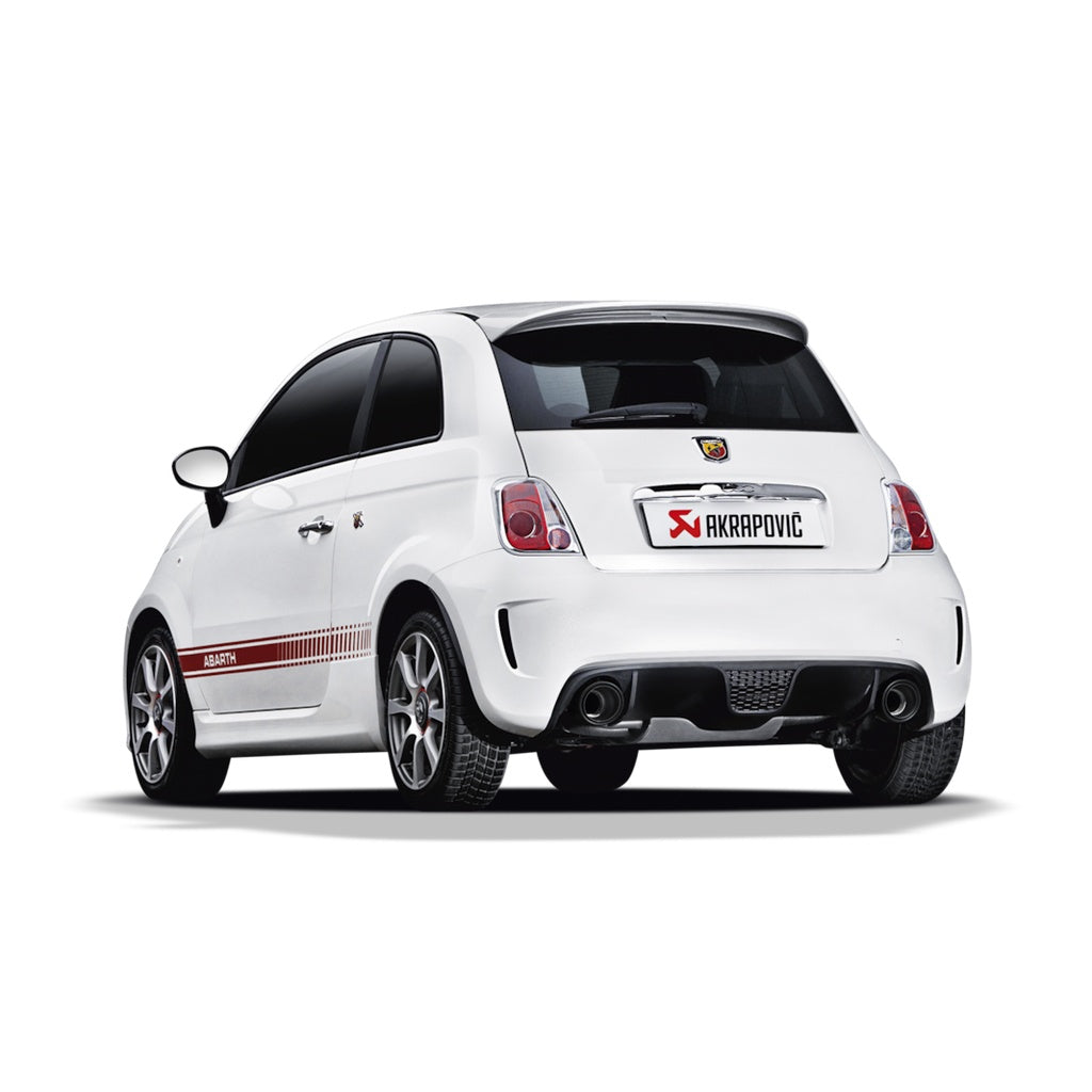 AKRAPOVIC M-FI/SS/1H Exhaust System Slip-On Line (Stainless Steel) for ABARTH 500/500C 2008-2017 EC Approval Photo-4 