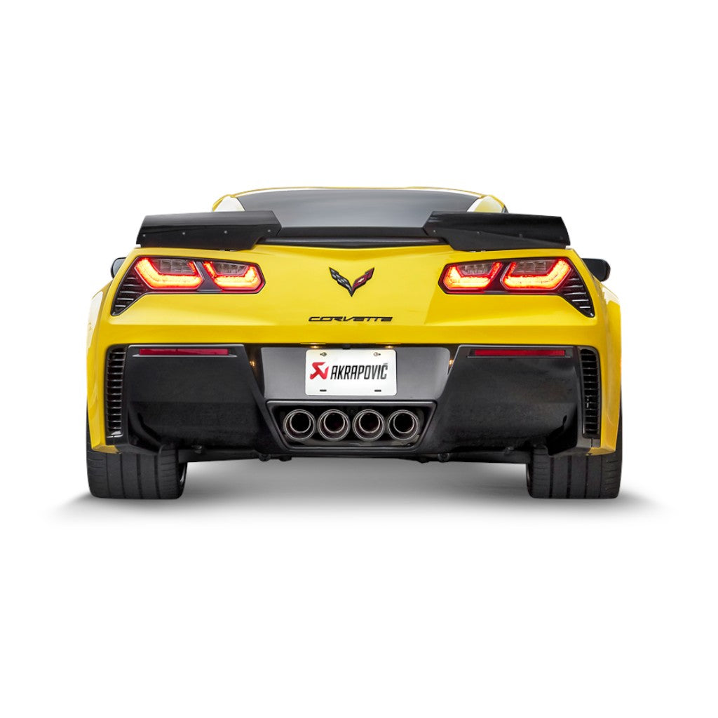 AKRAPOVIC MTP-CO/TI/2 Exhaust System Slip-On Line (Titanium) for CHEVROLET Corvette Z06 (C7) 2014-2019 Photo-3 