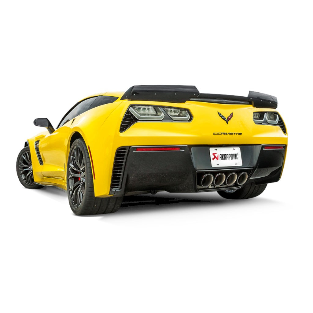 AKRAPOVIC MTP-CO/TI/2 Exhaust System Slip-On Line (Titanium) for CHEVROLET Corvette Z06 (C7) 2014-2019 Photo-4 