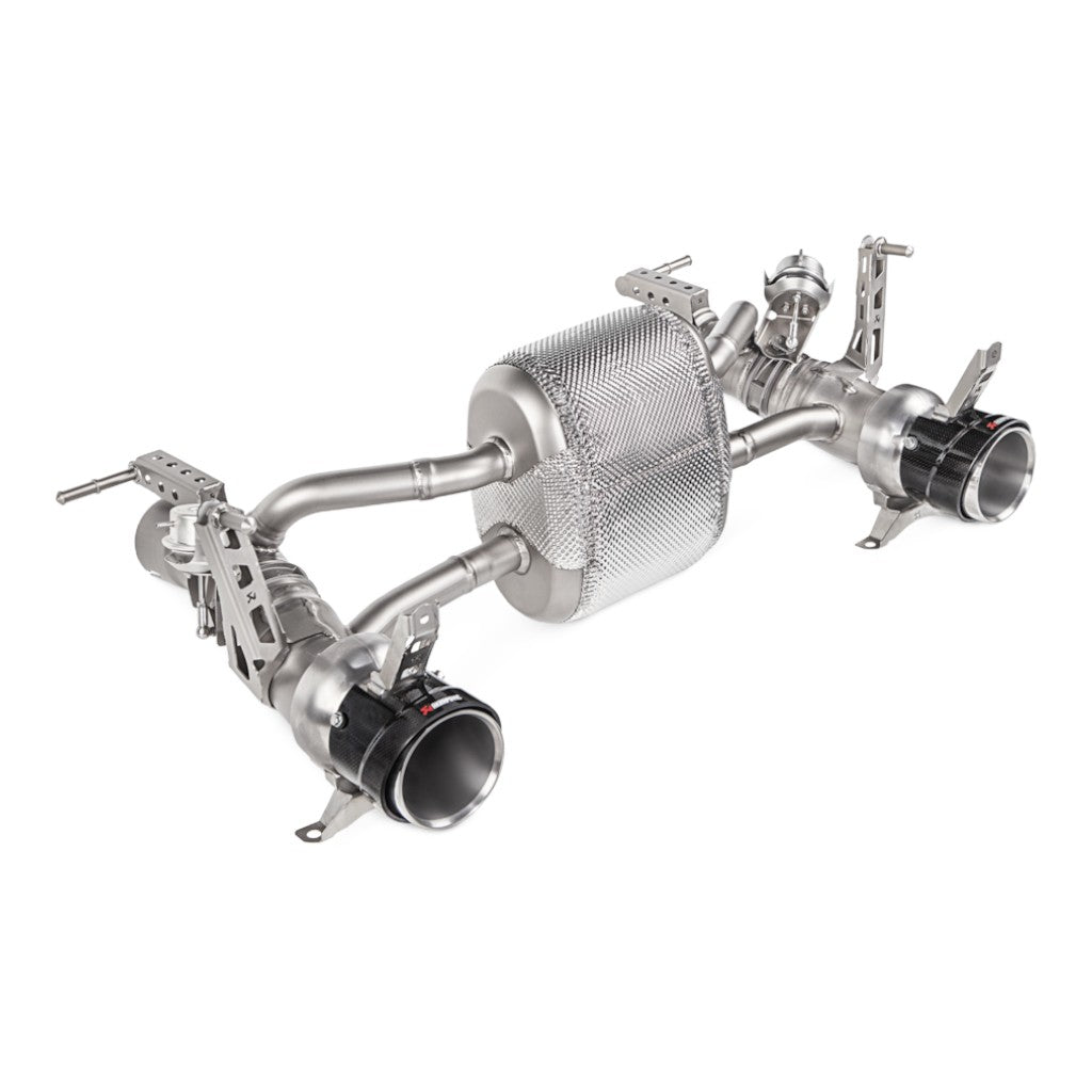 AKRAPOVIC MTP-FE488H Exhaus System Slip-On Line (Titanium) for FERRARI 488 GTB / 488 Spider 2016-2019 ECE Type Approval Photo-0 