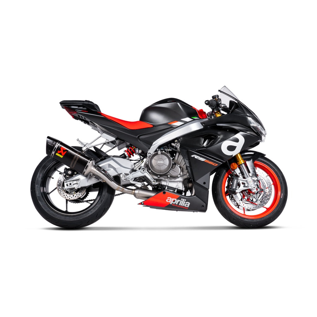 AKRAPOVIC S-A6R5-APLC Exhaust System Racing Line (Carbon) for APRILIA RS 660 / Tuono 660 Photo-1 