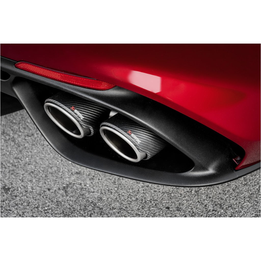 AKRAPOVIC S-AR/TI/1H Exhaust System Evolution Line (Titanium) for ALFA ROMEO Giulia Quadrifoglio 2016-2020 ECE Type Approval Photo-4 