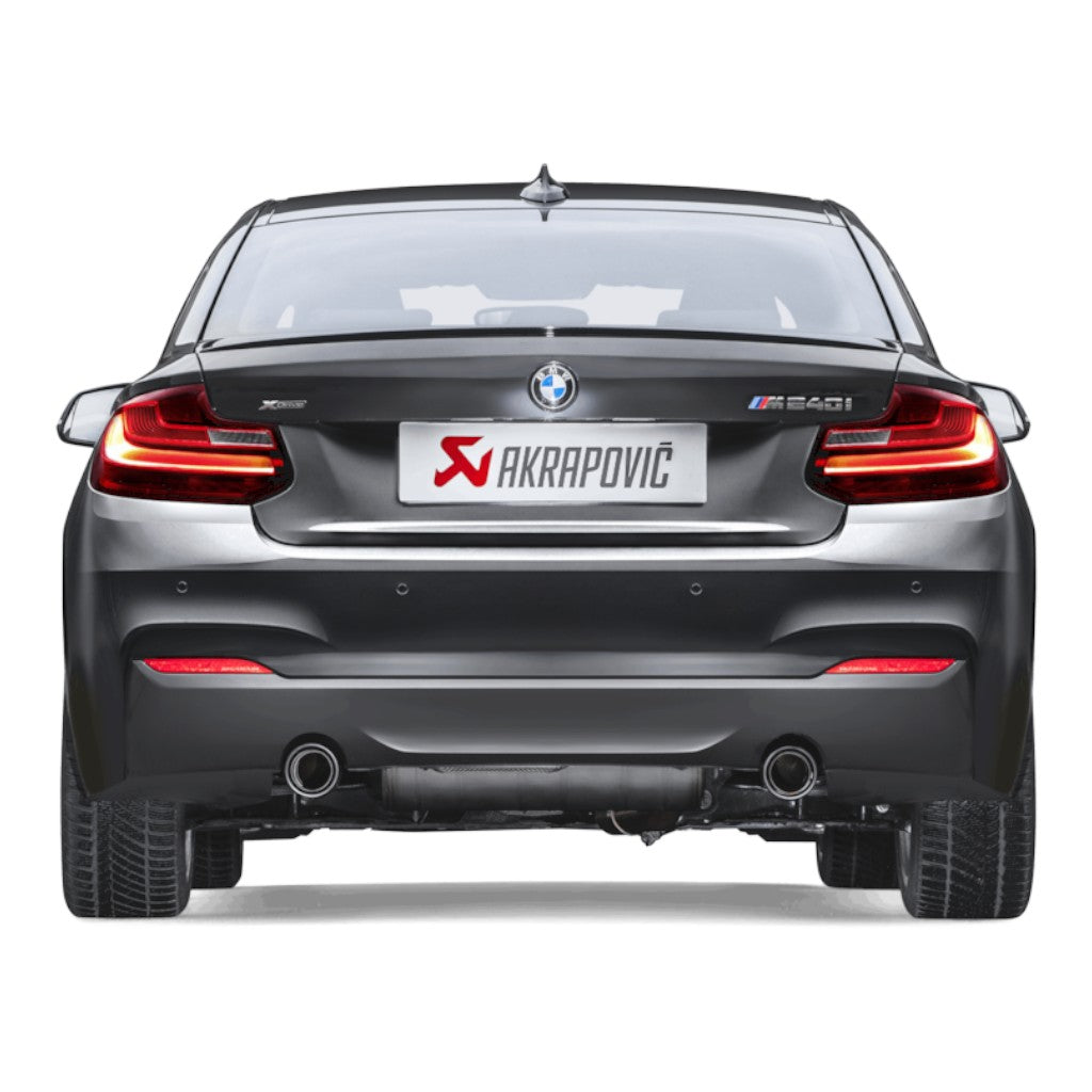 AKRAPOVIC S-BM/T/8H Exhaust System Slip-On Line (Titanium) for BMW M240i (F22 / F23) ECE Type Approval Photo-3 