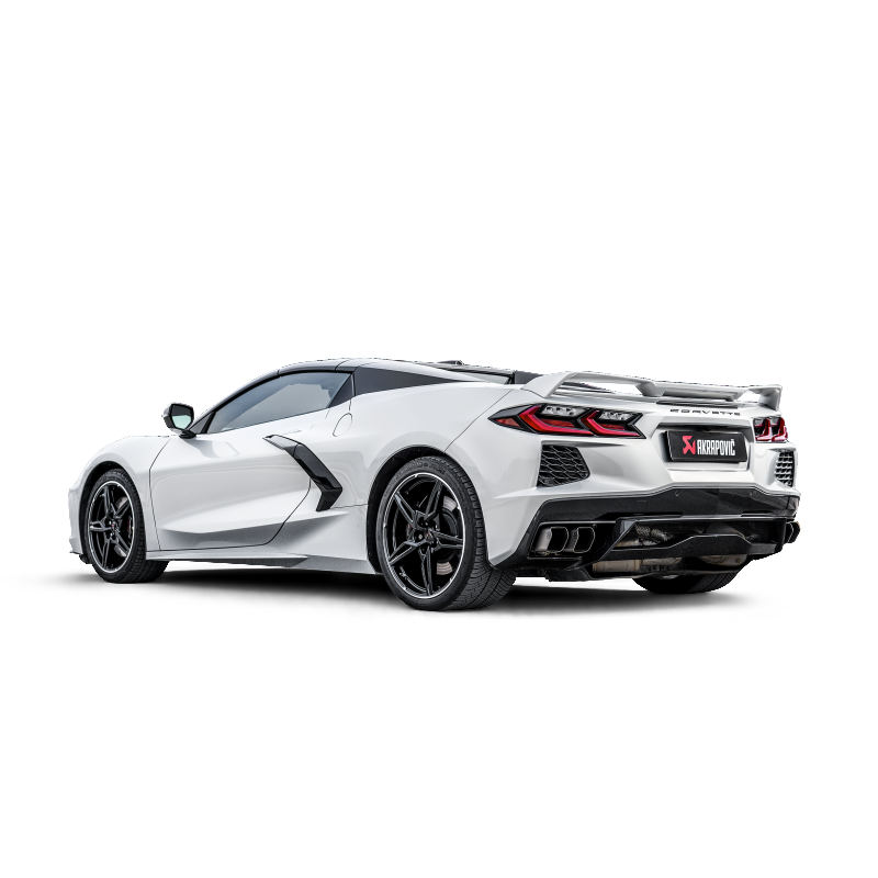 AKRAPOVIC S-CO/TI/4 Slip-On Line (Titanium) for CHEVROLET Corvette Stingray (C8) OPF/GPF 2020-2024 Photo-2 