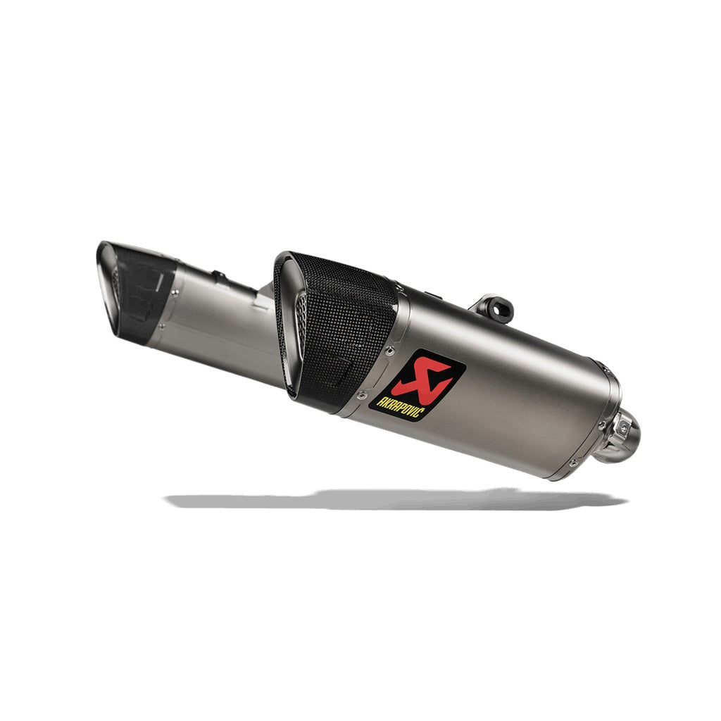 AKRAPOVIC S-D6SO2-HAPLT Muffler Slip-On Line (Titanium) for DUCATI Hypermotard 698 Mono / RVE 2024- Photo-0 