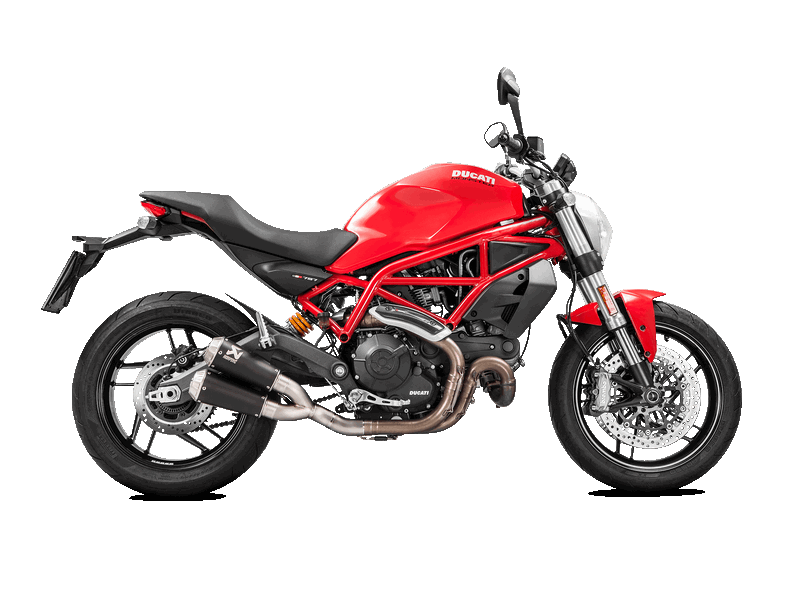 AKRAPOVIC MOTO S-D8SO4-CUBTBL/1 Slip-On Line (Titanium) DUCATI Monster 797/797+ 2017-2020 Photo-1 