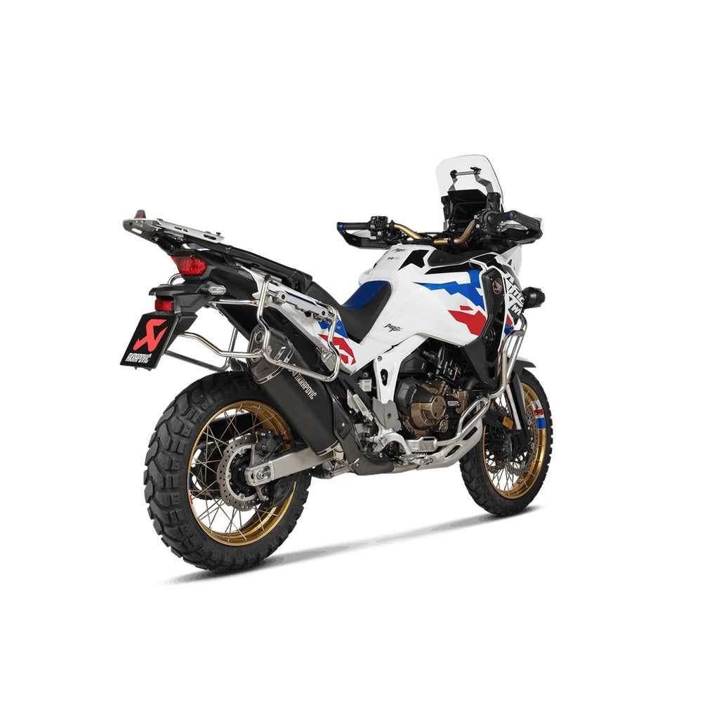 AKRAPOVIC S-H11SO4-HAFT Muffler Slip-On Line (Titanium) for HONDA CRF1100L Africa Twin 2024- Photo-1 