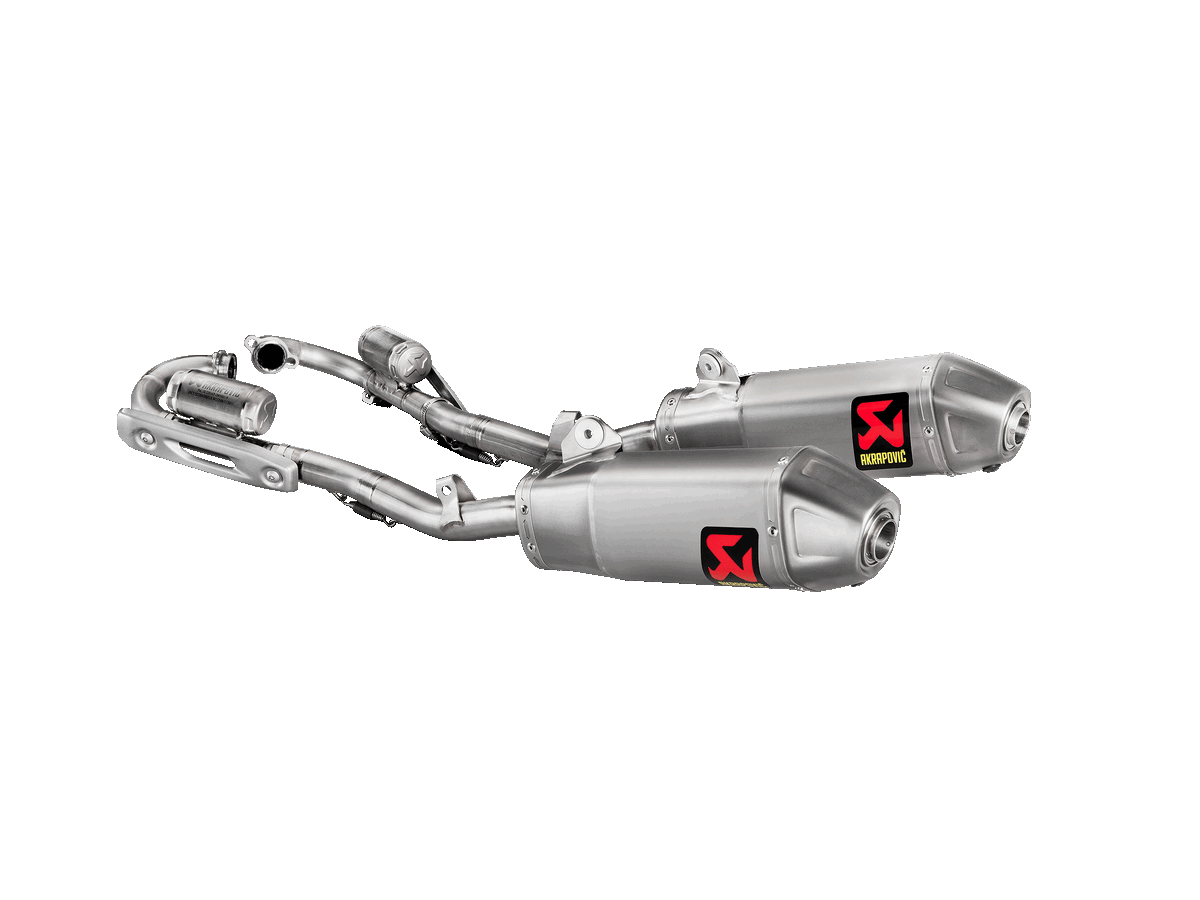 AKRAPOVIC MOTO S-H2MET12-CIQTA Evolution Line (Titanium) HONDA CRF 250 R/RX 2018-2021 Photo-0 