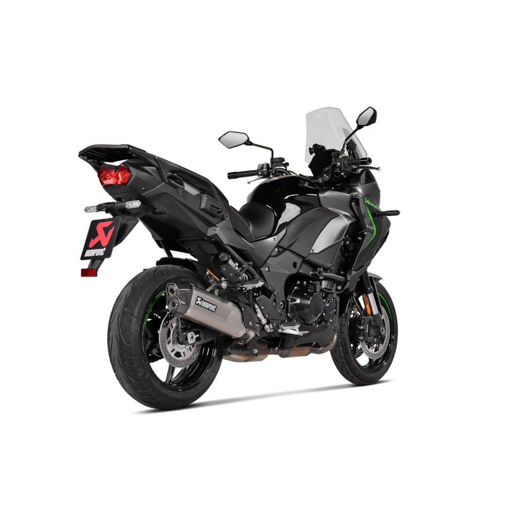 AKRAPOVIC S-K11SO1-HGJT Muffler Slip-On Line (Titanium) for KAWASAKI Versys 1100 Photo-2 