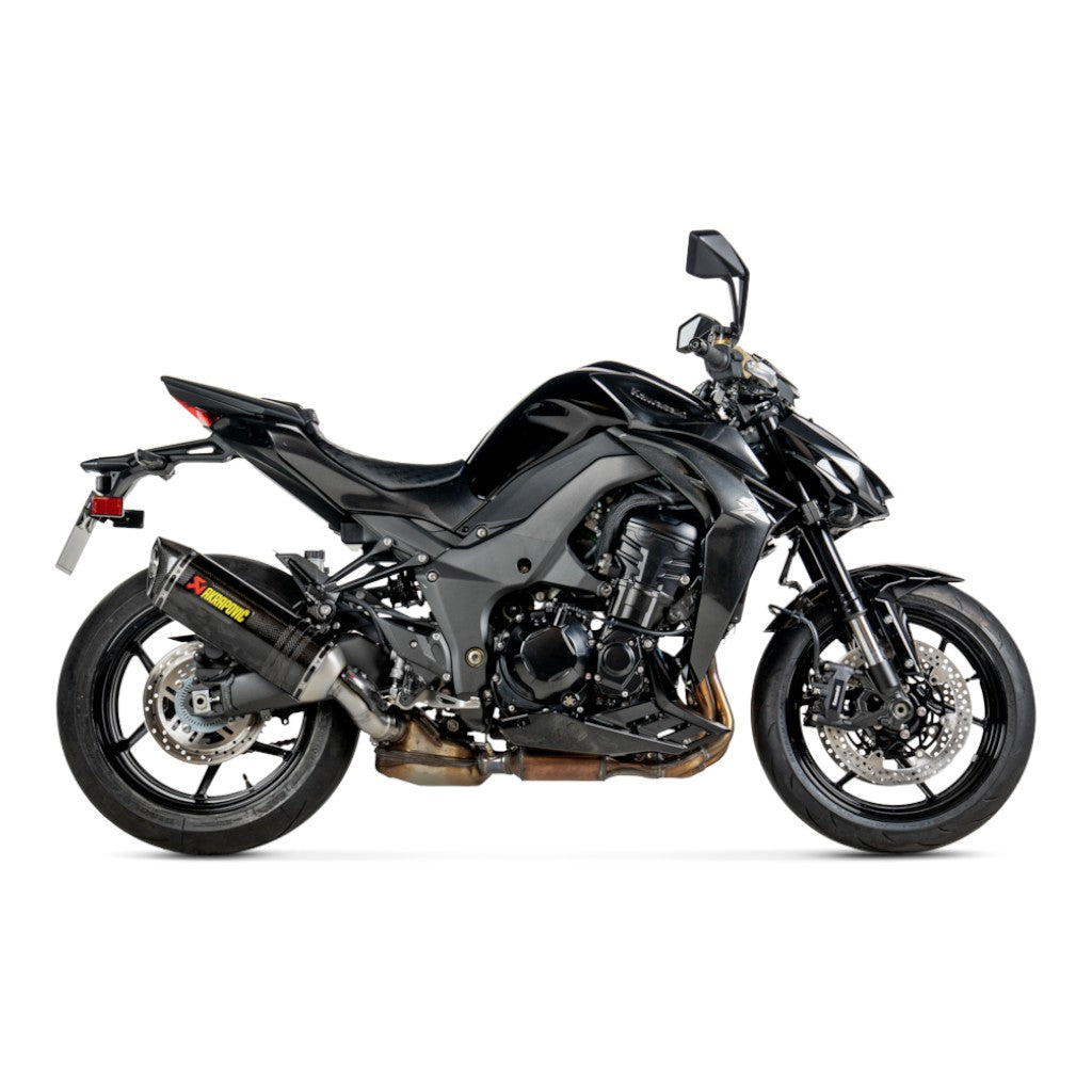 AKRAPOVIC S-K11SO2-HRC Exhaust System Slip-On Line (Carbon) for KAWASAKI Z1100 2025-2026 Photo-1 