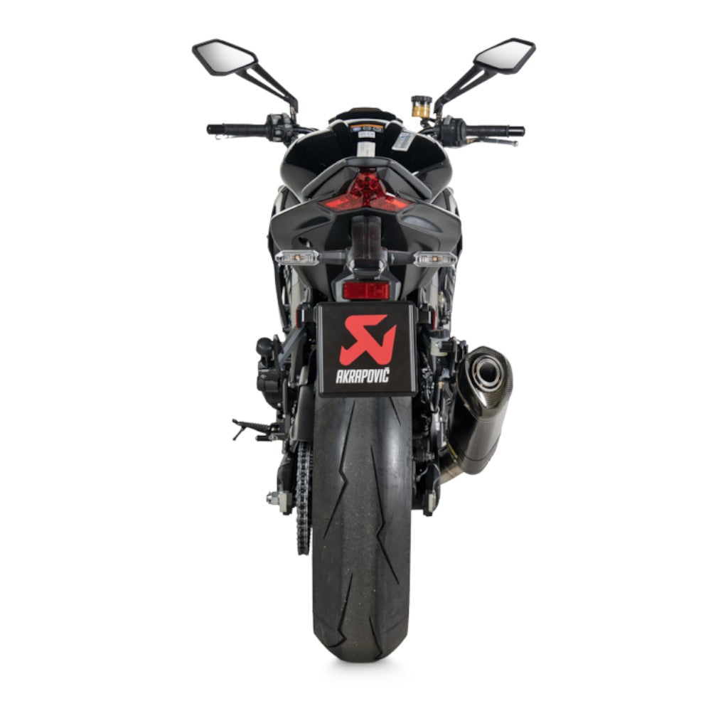 AKRAPOVIC S-K11SO2-HRC Exhaust System Slip-On Line (Carbon) for KAWASAKI Z1100 2025-2026 Photo-3 