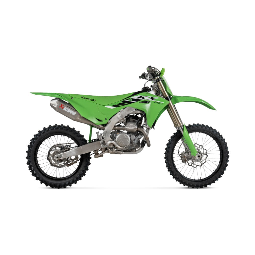 AKRAPOVIC S-K2MET10-FDHLTA Exhaust System Evolution Line (Titanium) for KAWASAKI KX 250 / 250X Photo-1 