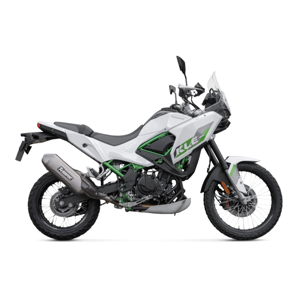 AKRAPOVIC S-K5SO2-HFTT Exhaust System Slip-On Line (Titanium) for KAWASAKI KLE 500 2026-2026 Photo-1 