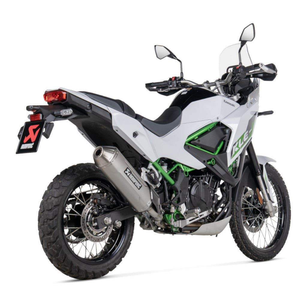 AKRAPOVIC S-K5SO2-HFTT Exhaust System Slip-On Line (Titanium) for KAWASAKI KLE 500 2026-2026 Photo-2 