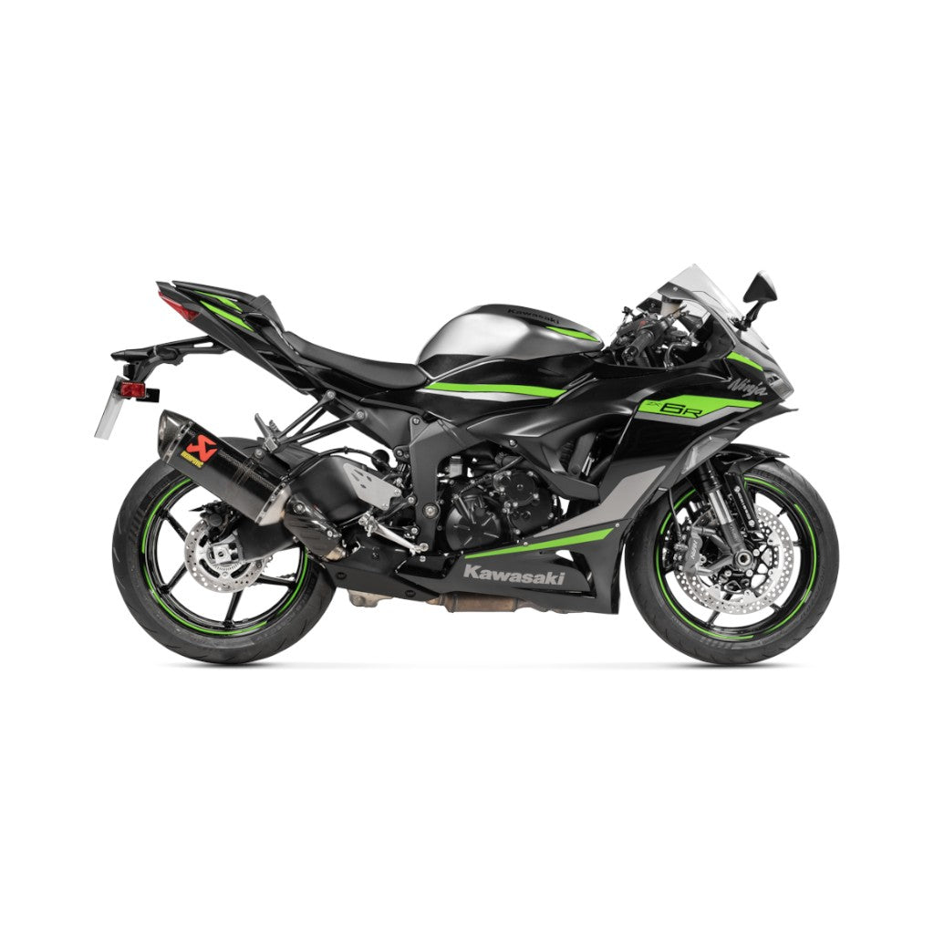 AKRAPOVIC S-K6SO7-HZC/1 Muffler Slip-On Line (Carbon) for KAWASAKI Ninja ZX-6R Photo-1 