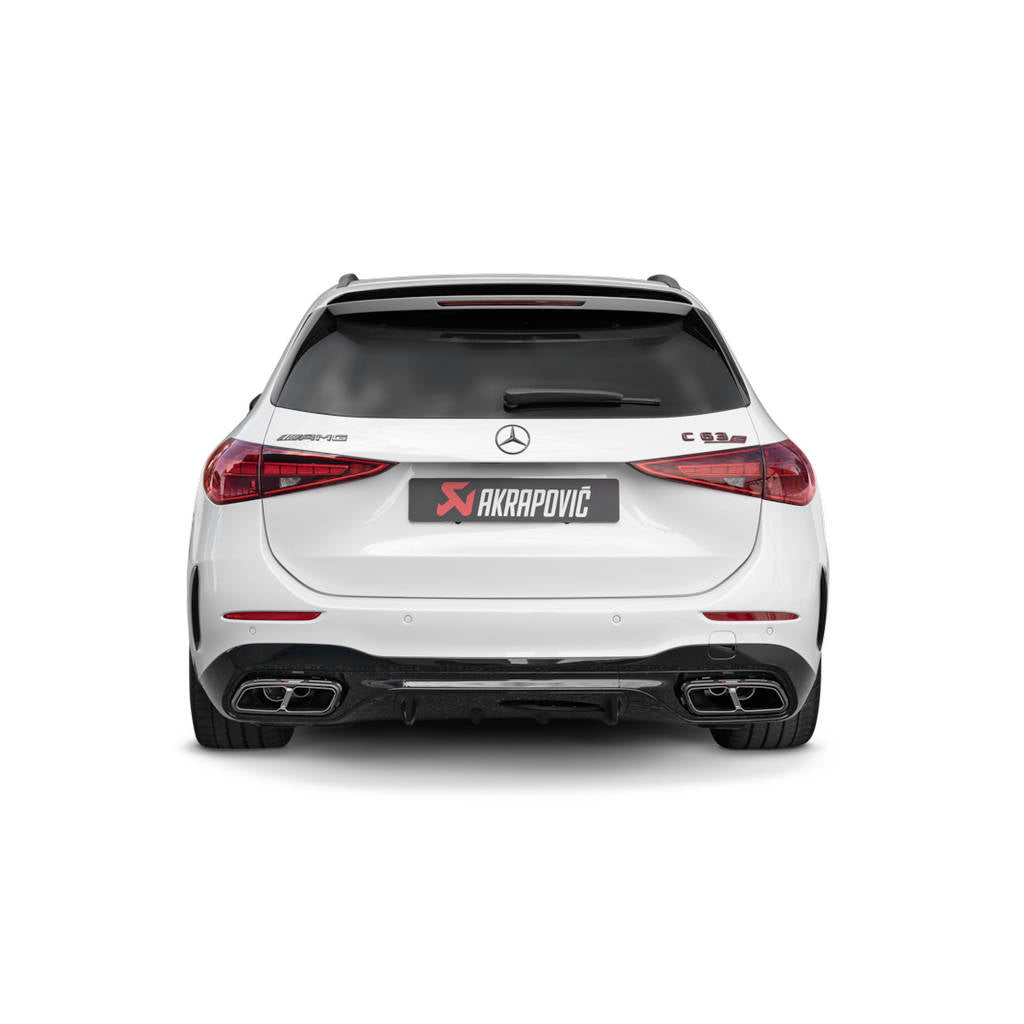 AKRAPOVIC S-ME/T/18H Exhaust Mufflers Slip-On Line (Titanium) for MERCEDES-AMG C63 S E Performance (W206 / S206) Photo-2 