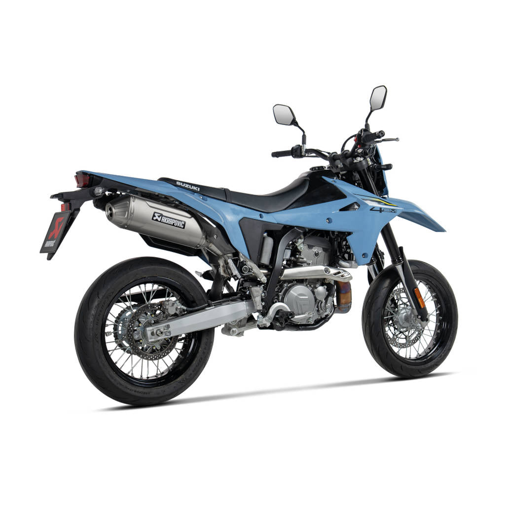 AKRAPOVIC S-S4SO9-HFTT Exhaust System Slip-On Line (Titanium) for SUZUKI DR-Z4S / SM 2025- Photo-2 