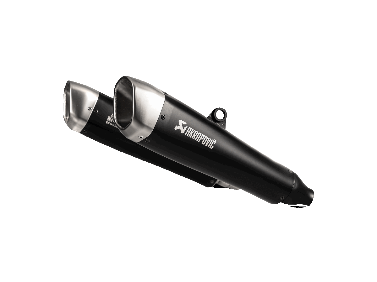 AKRAPOVIC S-T12SO2-HCQTBL Slip-On Line (Titanium) Triumph Thruxton 1200 / R / RS 2016 - 2020 Photo-0 