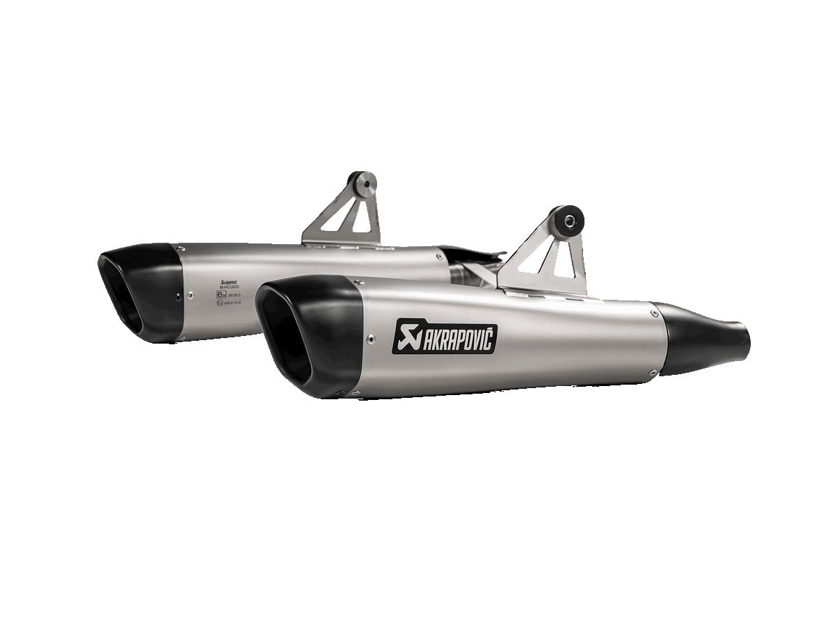 AKRAPOVIC S-T12SO4-HCQT Slip-On Line (Titanium) Triumph Bonneville T120 2016 - 2020 Photo-0 