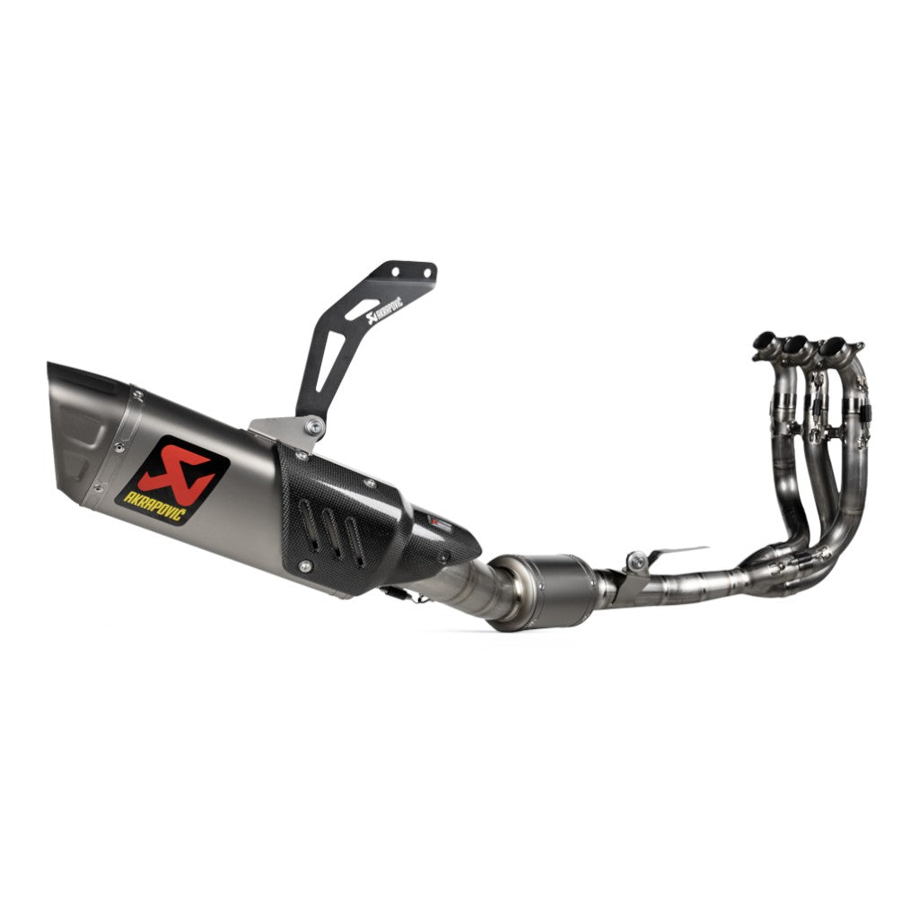 AKRAPOVIC S-T6E1-APLT Exhaust System Evolution Line (Titanium) for TRIUMPH Daytona 660 2024-2026 Photo-1 
