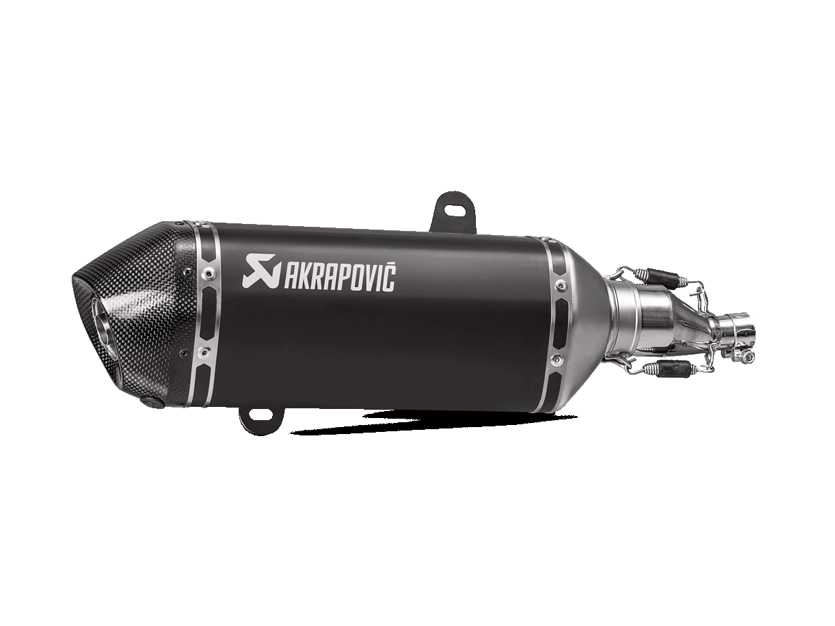 AKRAPOVIC S-VE125SO2-HZBL Slip-On Line (SS) VESPA GTS 125 Photo-0 