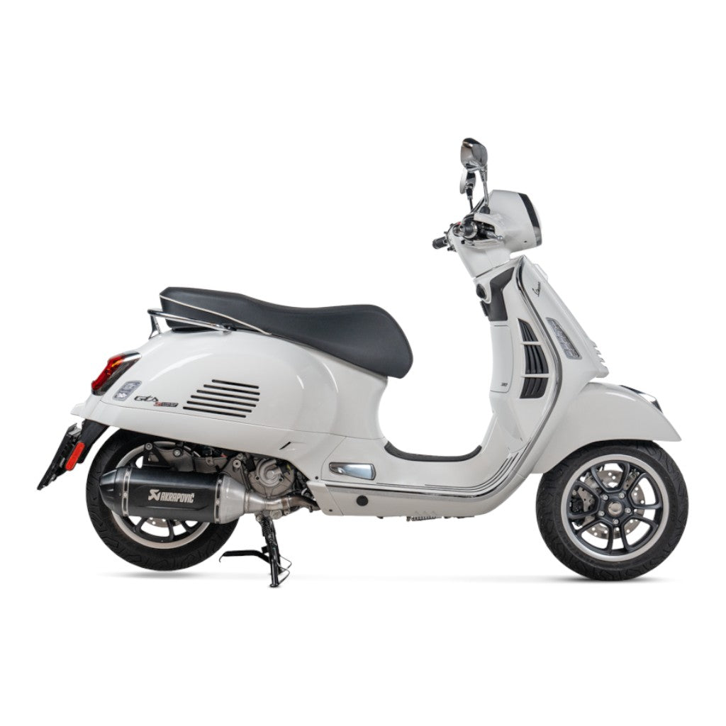 AKRAPOVIC S-VE3SO12-HWSSBL/1 Exhaust System Slip-On Line (Stainless Steel) for VESPA GTS 310 / Super / SuperSport / SuperTech 2024-2026 Photo-1 