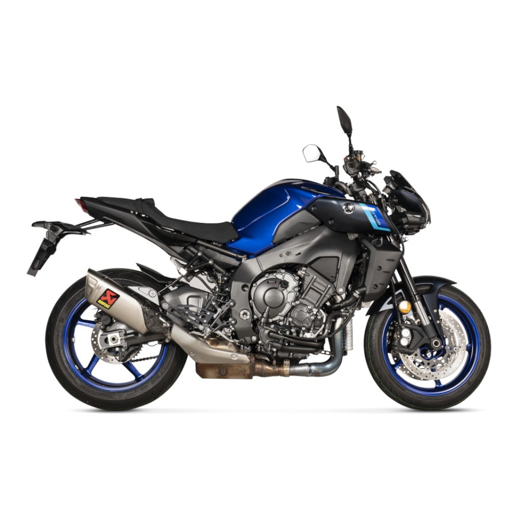 AKRAPOVIC S-Y10SO20-HAPLT/1 Exhaust System Slip-On Line (Titanium) for YAMAHA MT-10/FZ-10 2022-2024 Photo-1 