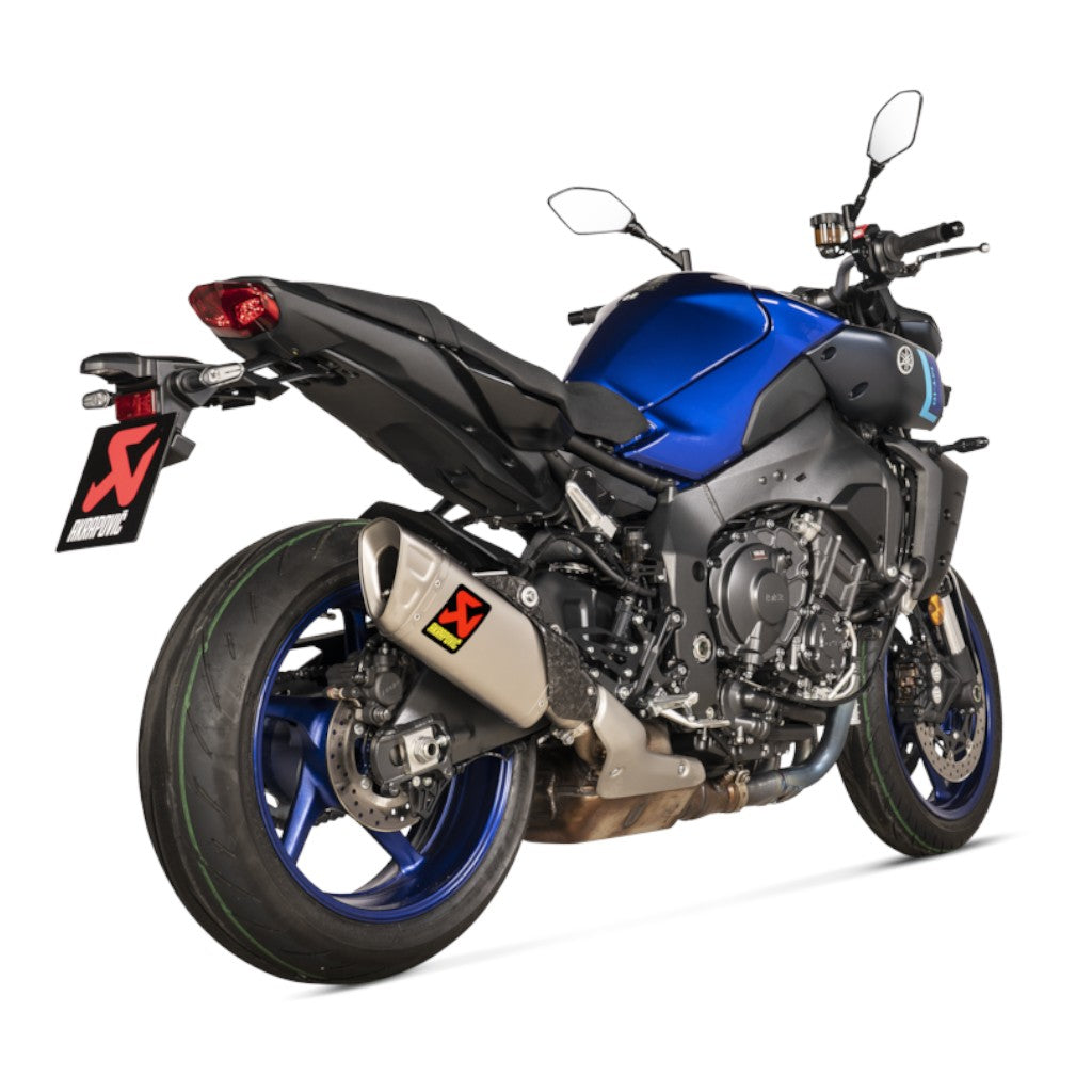 AKRAPOVIC S-Y10SO20-HAPLT/1 Exhaust System Slip-On Line (Titanium) for YAMAHA MT-10/FZ-10 2022-2024 Photo-2 