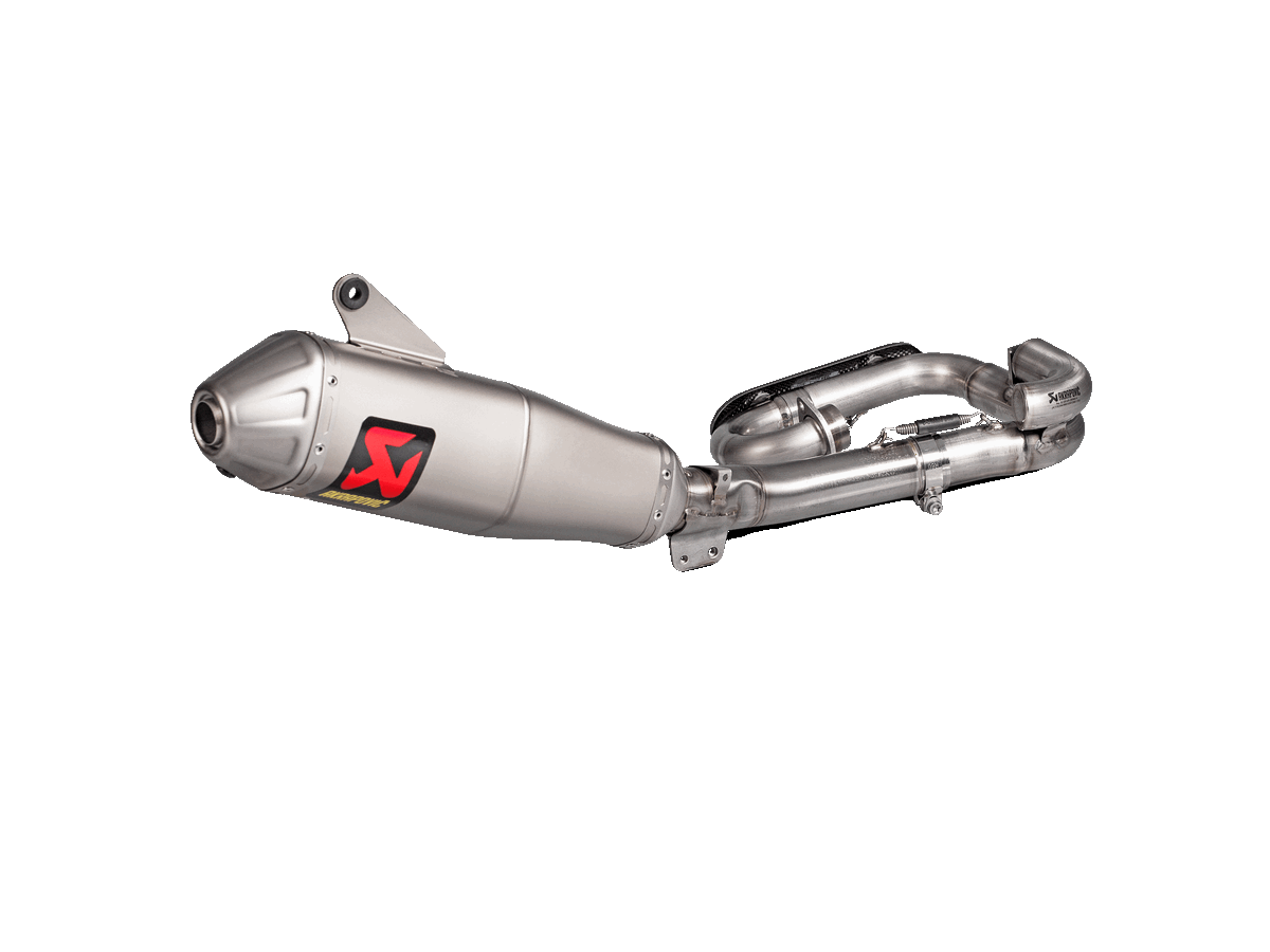 AKRAPOVIC S-Y2MR15-CIBNTA Exhaust System Racing Line (Titanium) for YAMAHA WR250F 2015-2019 Photo-0 