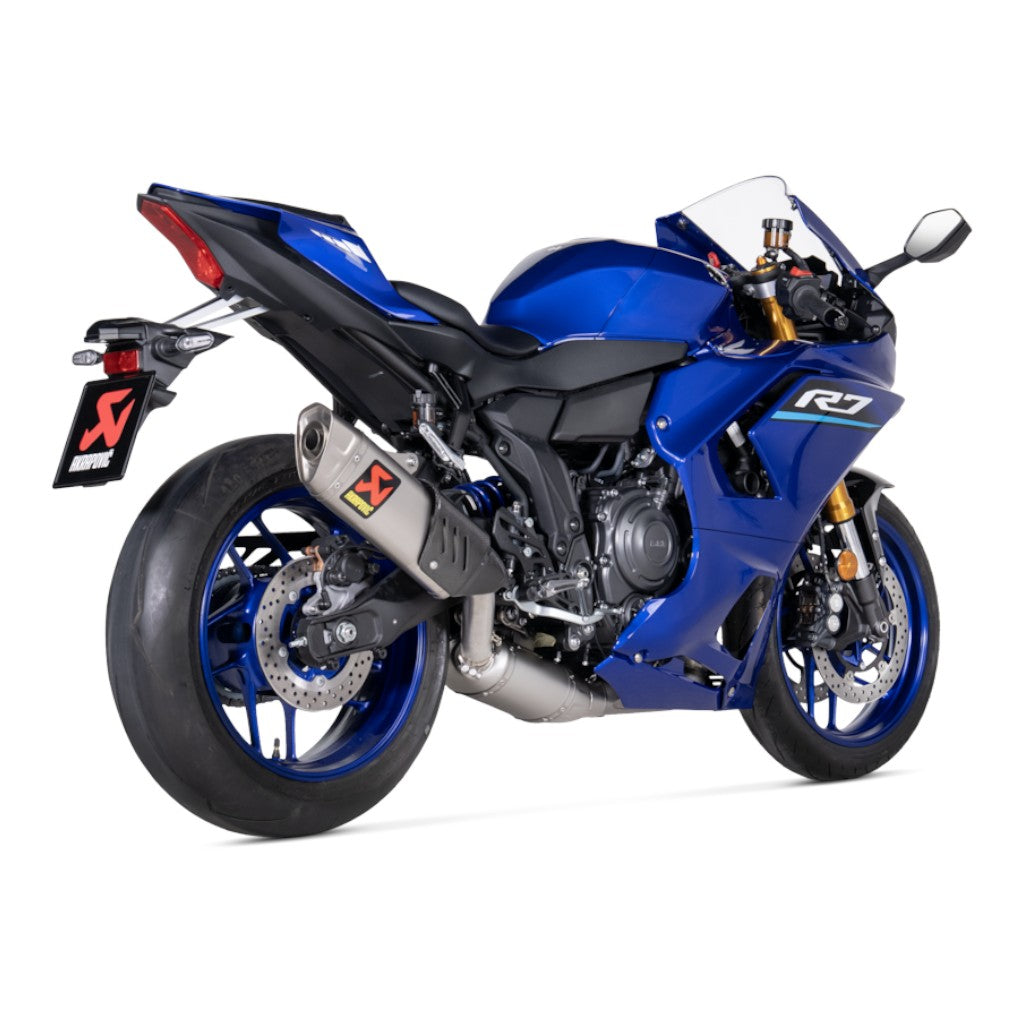 AKRAPOVIC S-Y7R14-HAPT Exhaust System Racing Line (Titanium) for YAMAHA R7 2026-2026 Photo-2 