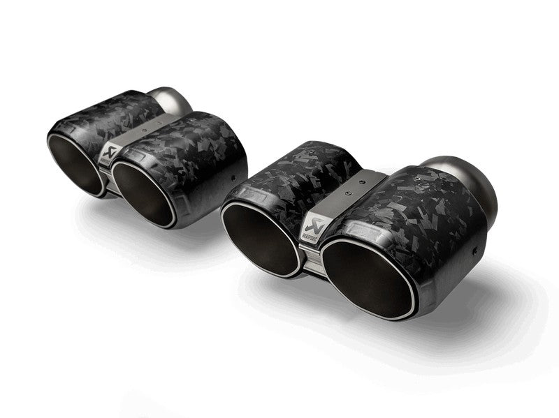 AKRAPOVIC TP-CT/73/CF Tail Pipe Set (Chopped Carbon) for BMW M2 (G87) / M3 (G80/G81) / M4 (G82/G83) Photo-0 