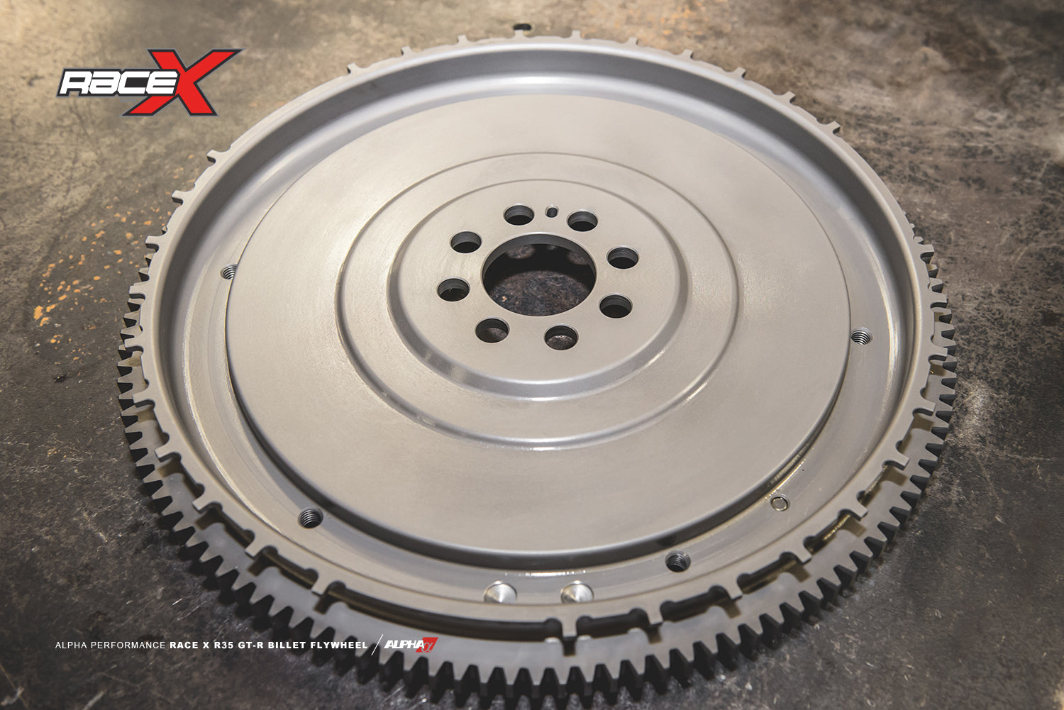 AMS ALP.07.03.0011-1 Race X One Piece Billet Flywheel NISSAN R35 GT-R Photo-1 