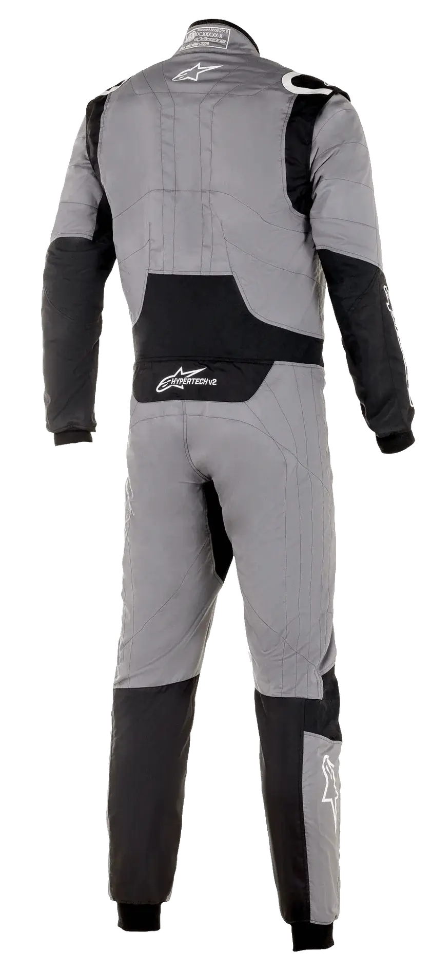 ALPINESTARS 3350220_971_64 Auto racing suit Hypertech V2 Mid gray / Black, Size 64 Photo-1 