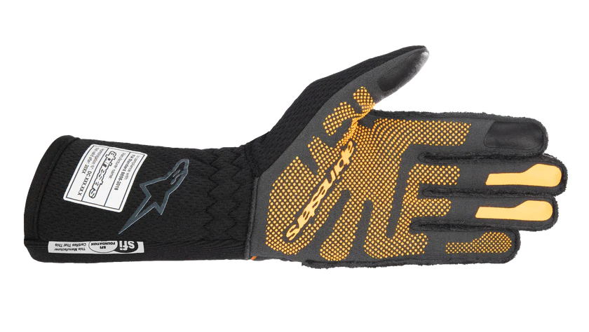 ALPINESTARS 3550123_156_3XL Auto racing gloves Tech-1 ZX V3 Black / Orange fluo, Size 3XL Photo-1 