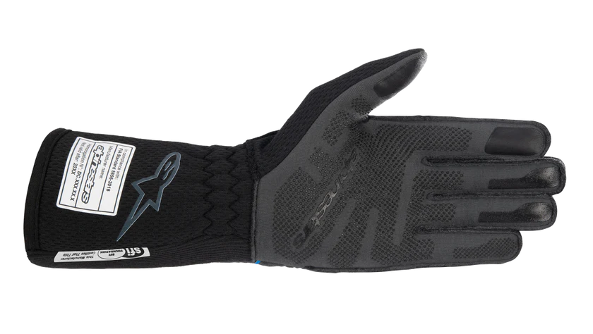 ALPINESTARS 3550123_17_3XL Auto racing gloves Tech-1 ZX V3 Black / Blue, Size 3XL Photo-1 