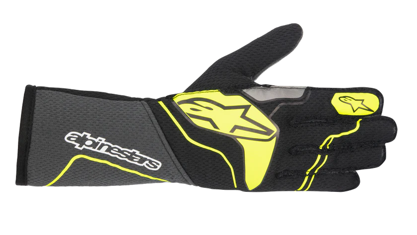 ALPINESTARS 3550123_9151_3XL Auto racing gloves Tech-1 ZX V3 Tar / Gray / Black / Yellow fluo, Size 3XL Photo-0 